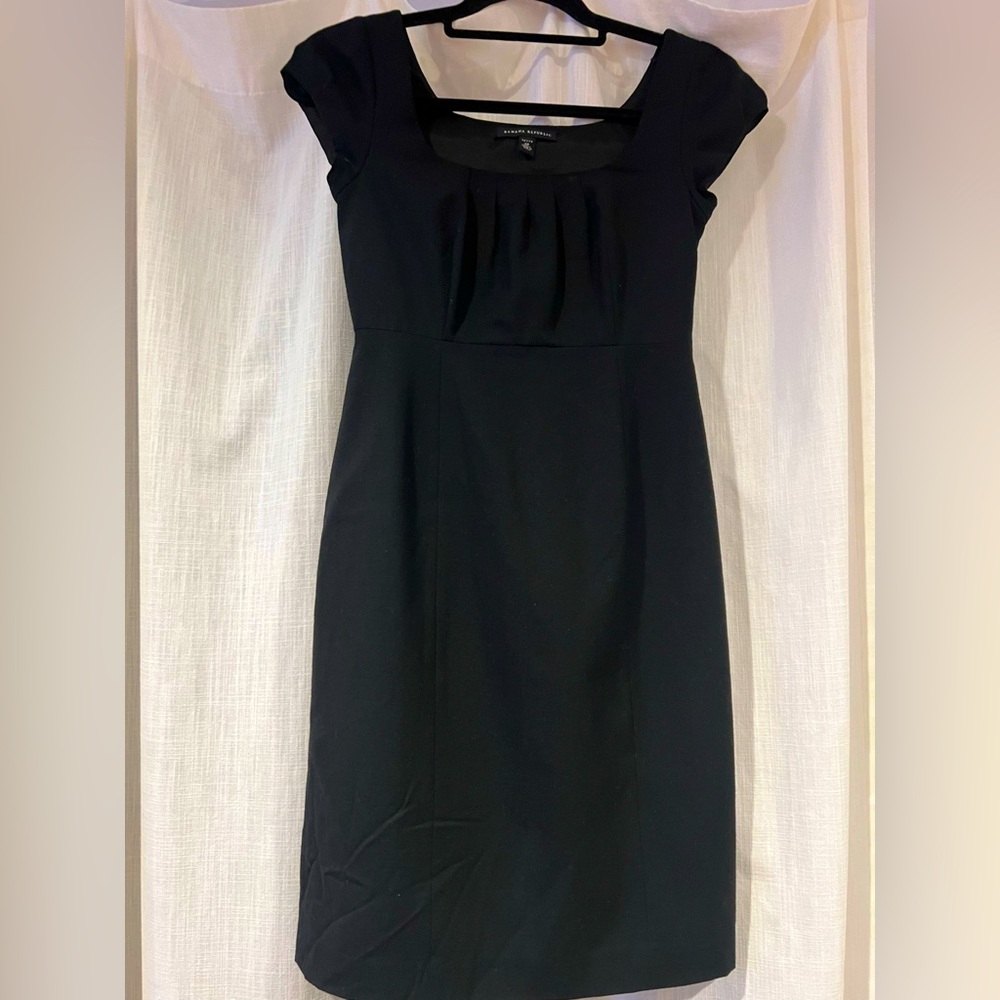 Black Cap Sleeve Dress